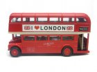 Kids Red Pull-Back Function London Double-Decker Bus Toy