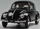 Black 1:18 Scale Welly Diecast 1950 VW Beetle Model