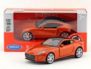 Kids White / Orange 1:36 Welly Diecast Jaguar F-Type Coupe Toy