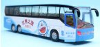 Diecast Blue Doaemon Singledecker Tour Bus Toy