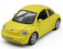 Red / Yellow 1:25 Scale Maisto Diecast VW New Beetle Model