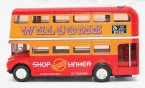 1:50 Scale Kids Red London Double-decker Bus Toy