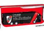 Black Atlético River Plate Painting Kids Diecast Coach Bus Toy