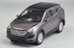White / Gray 1:36 Scale Welly Diecast Hyundai SantaFe Toy