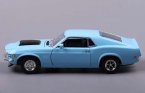Motormax 1:18 Blue Diecast 1970 Ford Mustang Boss 429 Model