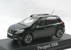 1:43 Scale Black Norev Diecast 2016 Peugeot 2008 SUV Model