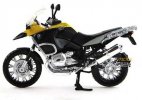 1:12 Red / Yellow MaiSto Diecast BMW R1200GS Motorcycle