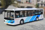 1:64 Blue-White NO.503 Diecast Sunwin City Bus Model