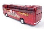 Kids Red Pull-back Function Express Tour Bus Toy