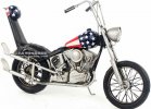 Vintage Handmade Medium Scale Tinplate 1969 Harley Davidson