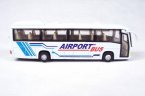 White Kids Airport Theme Tour Bus Toy