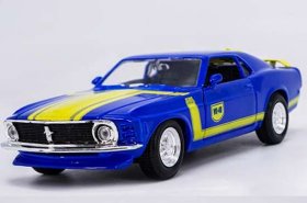 1:24 Scale Blue Maisto 1967 Diecast Ford Mustang GT Model