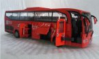 Large Scale Kids Red Five Opening Doors Tour Bus Toy