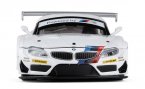 White 1:24 Scale Diecast BMW Z4 GT3 Model
