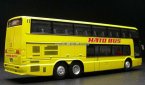 Yellow CMNL 1:76 Scale Diecast Mitsubishi HATO Double Decker Bus
