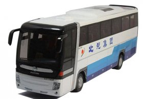 White 1:36 Scale Die-Cast Foton Tour Bus Model