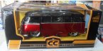 1:24 Scale White-Yellow / Red-Black 1962 VW Bus Model