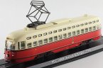 Red-White 1:87 Atlas PCC 10409 Atelies Bruges 1949 Tram Model