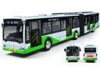 Kids Red / Green / Yellow Die-Cast BeiJing Articulated City Bus