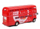 Large Scale Red Electric London Double Deck Bus Toy