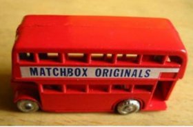 NO. MX102 MATCHBOX Brand Red London Double Decker Bus Model