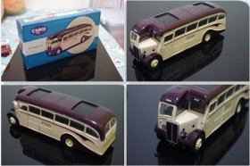 1:76 Scale Brown CORGI Oxford Single-decker City Bus Model
