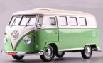 1:18 Scale Blue / Green / Red Diecast 1962 VW Bus Model