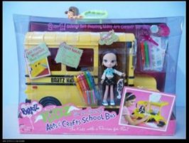 Toys Gift Package Yellow School Bus with Bratz Doll