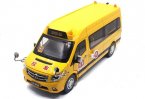 1:24 Scale Yellow Diecast Foton AUV School Bus Model