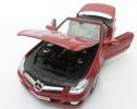 1:18 Scale Red Diecast Mercedes-Benz SL550 Convertible Car Model