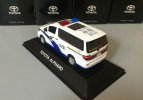 White 1:43 J-collection Police Diecast Toyota Alphard Model