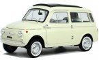 1:18 Scale White Norev Diecast 1960 Fiat 500 Model