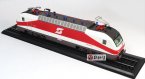 1:87 Scale Red-White City Train Model