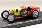 Red 1:43 Scale Eligor Diecast Bugatti Type 35B Model