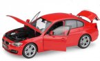 Welly Red 1:18 Scale Diecast BMW 3 Series 335i Model