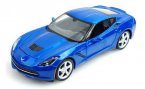 Blue / Red 1:24 Scale Maisto Diecast Chevrolet Corvette Stingray