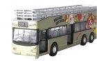 1:32 Scale Red Cabrio Style Double Decker Tour Bus Toy