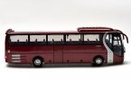 Wine Red 1:43 Scale Die-Cast YuTong LION'S STAR Bus Model