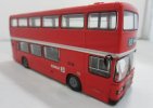 Red 1:76 Scale Die-Cast Dennis Double Decker Bus Model