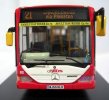 1:76 Scale Red / Blue Diecast Mercedes-Benz City Bus Model