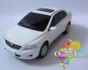 Kids Red / White 1:24 Scale R/C Toyota Corolla Toy