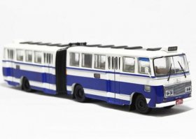 Blue 1:76 Scale NO. 83 ShangHai SK661F Diecast Bus Model