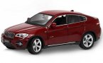 Red / Black / White Kids 1:24 Scale Diecast BMW X6 SUV Toy