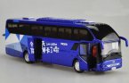 Blue 1:42 Scale Low Carbon Theme Die-cast Higer H92 Coach Model