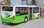 1:64 Scale White-Green NO.30 Diecast Sunwin City Bus Model