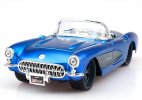 1:24 Scale Maisto Blue Diecast 1957 Chevrolet Corvette Model