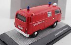Red 1:43 Scale Diecast VW T2b Kastenwagen Feuerwehr Model