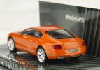 Orange 1:43 Minichamps Diecast Bentley Continental GT Model
