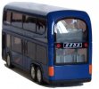 1:48 Scale Red / White / Blue Alloy Double Decker Tour Bus Model