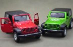 Red / Green 1:43 Scale Kids Diecast Jeep Wrangler Toy